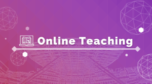 Online teaching banner